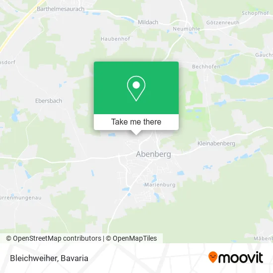 Карта Bleichweiher