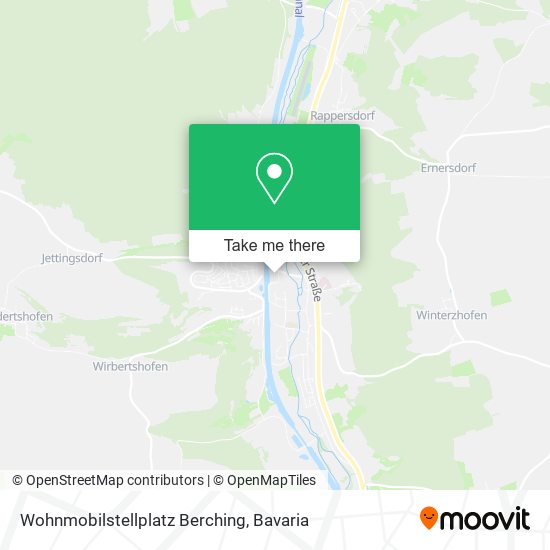 Wohnmobilstellplatz Berching map