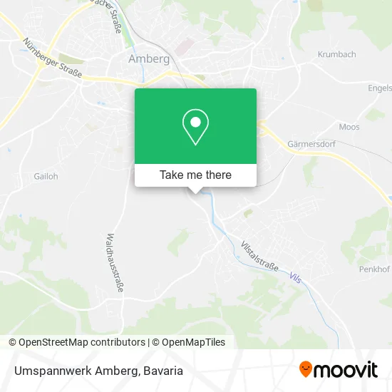 Карта Umspannwerk Amberg