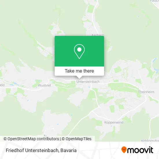 Карта Friedhof Untersteinbach