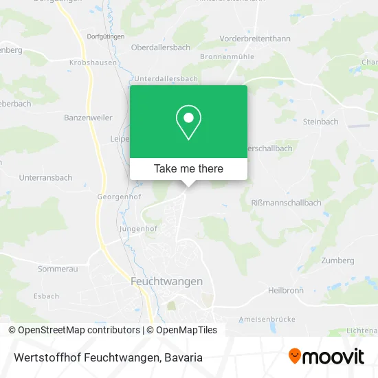 Карта Wertstoffhof Feuchtwangen