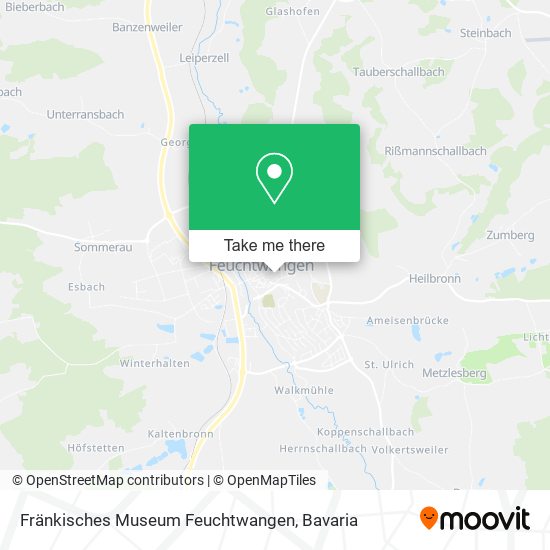 Fränkisches Museum Feuchtwangen map