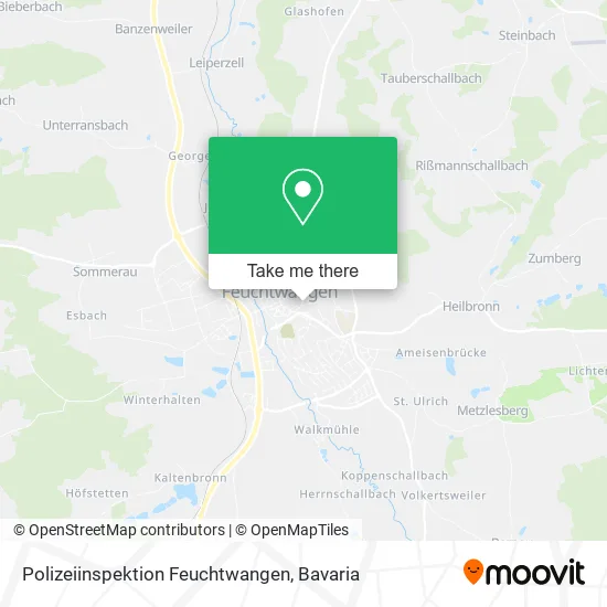 Карта Polizeiinspektion Feuchtwangen