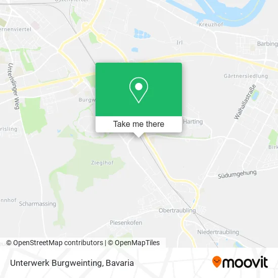 Карта Unterwerk Burgweinting