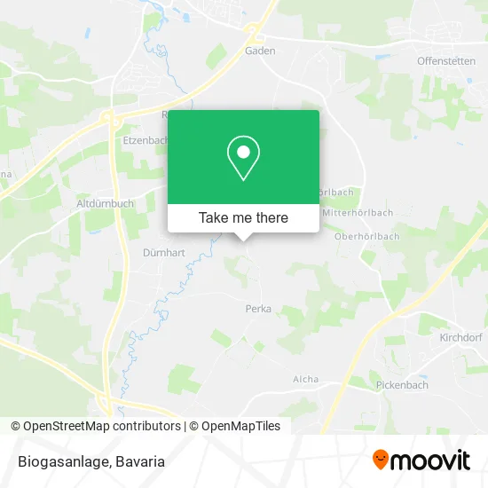 Карта Biogasanlage