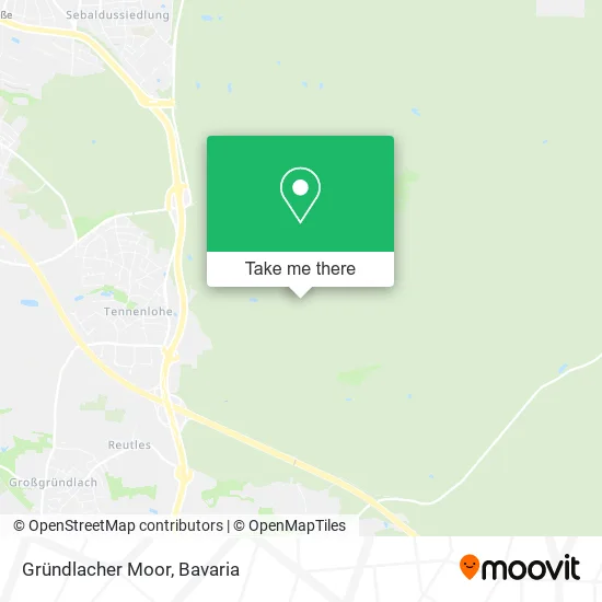 Gründlacher Moor map