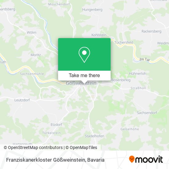 Franziskanerkloster Gößweinstein map