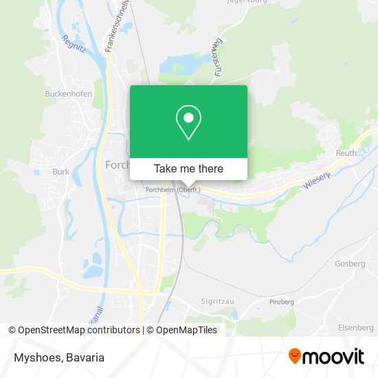 Myshoes map