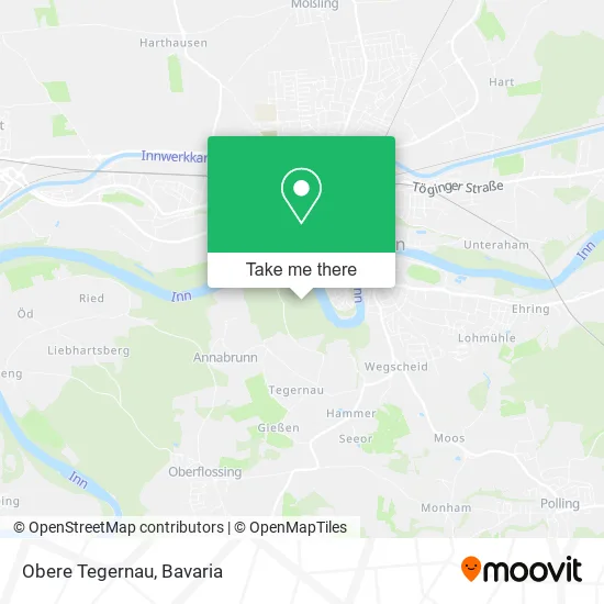 Карта Obere Tegernau