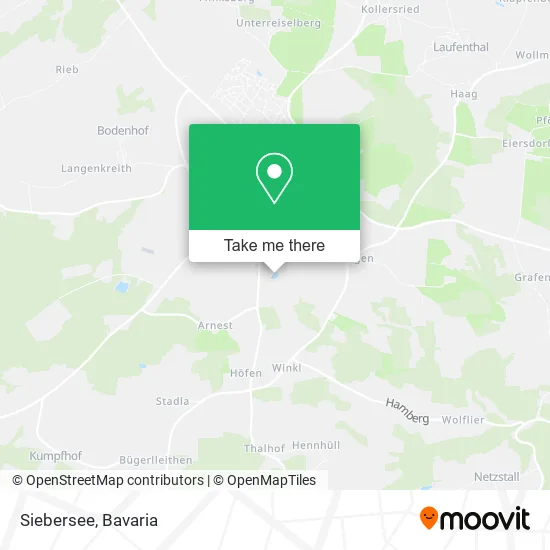 Siebersee map