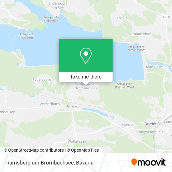 Ramsberg am Brombachsee map