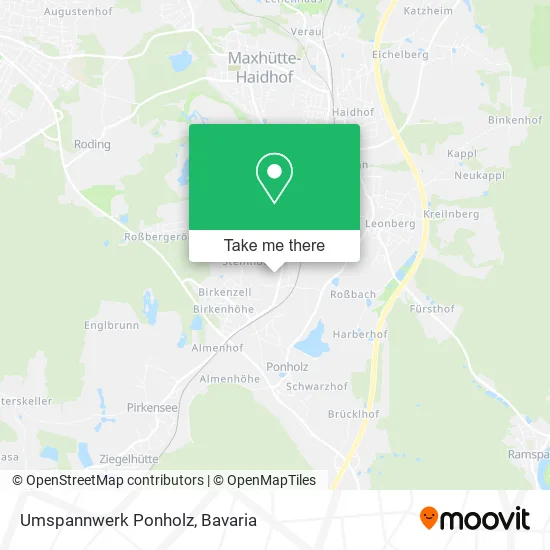 Карта Umspannwerk Ponholz