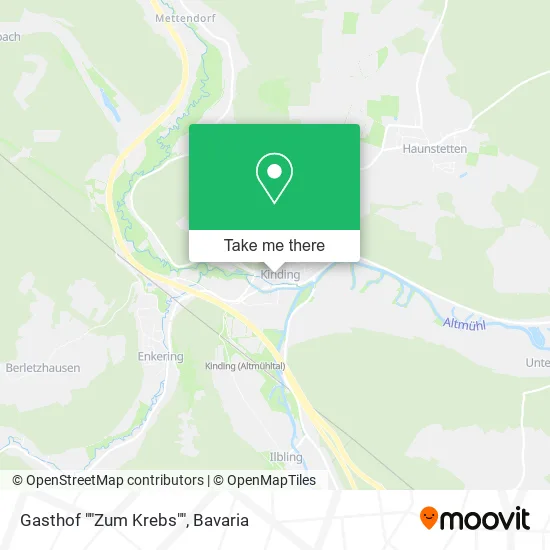 Карта Gasthof ""Zum Krebs""