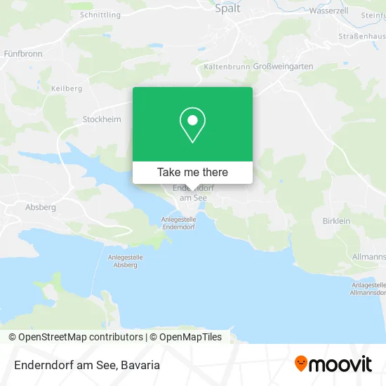 Карта Enderndorf am See
