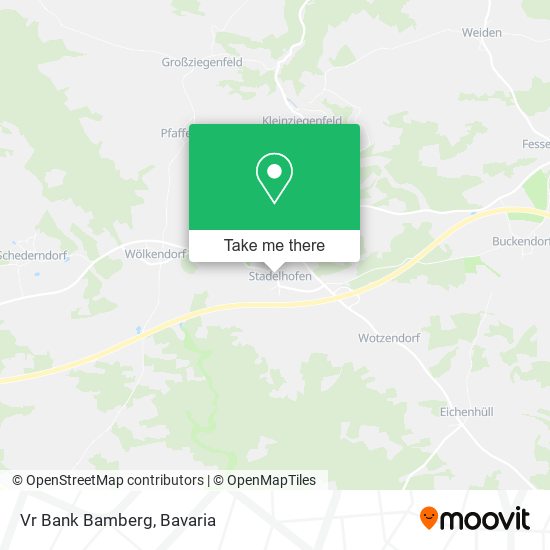 Vr Bank Bamberg map