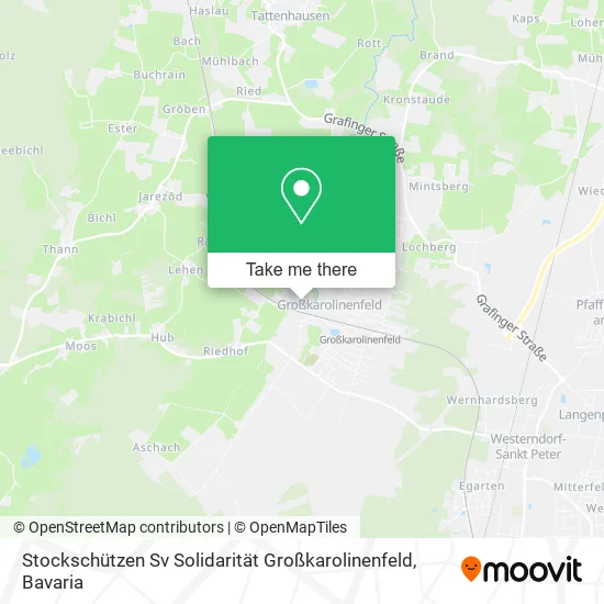 Карта Stockschützen Sv Solidarität Großkarolinenfeld
