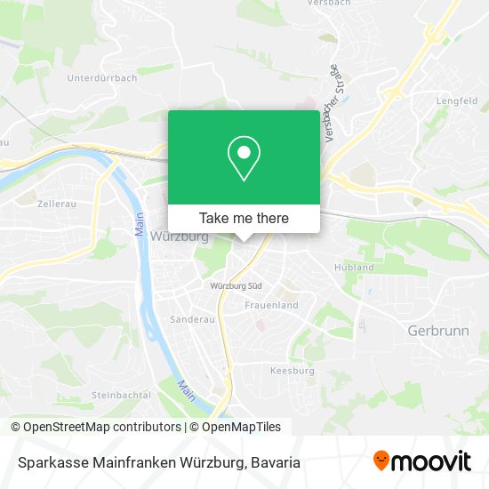 Sparkasse Mainfranken Würzburg map