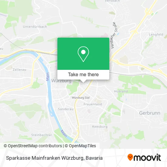 Карта Sparkasse Mainfranken Würzburg