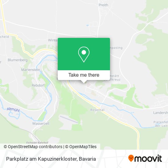 Parkplatz am Kapuzinerkloster map