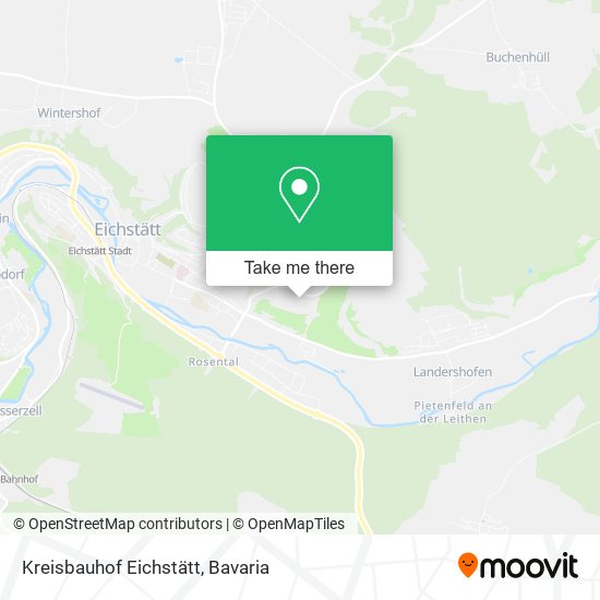 Kreisbauhof Eichstätt map