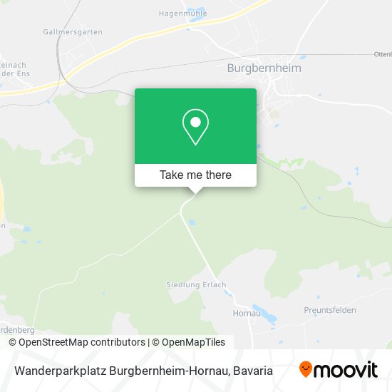 Wanderparkplatz Burgbernheim-Hornau map