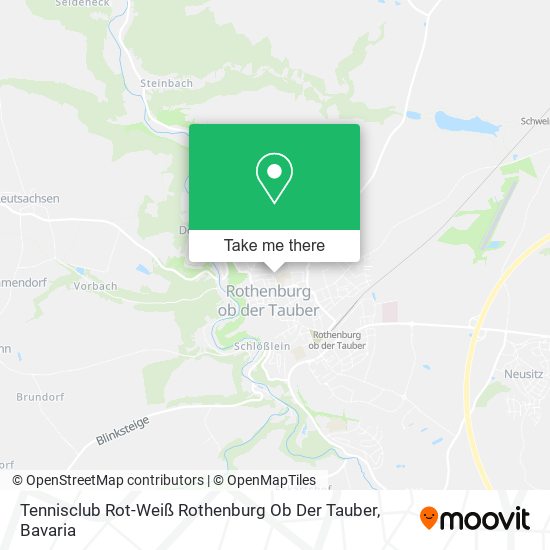 Tennisclub Rot-Weiß Rothenburg Ob Der Tauber map