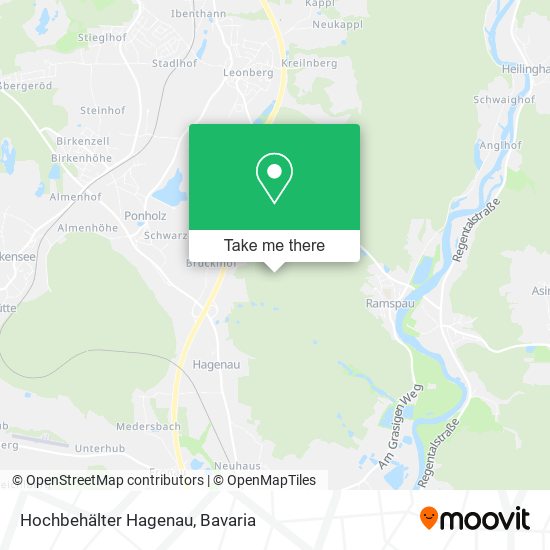 Hochbehälter Hagenau map