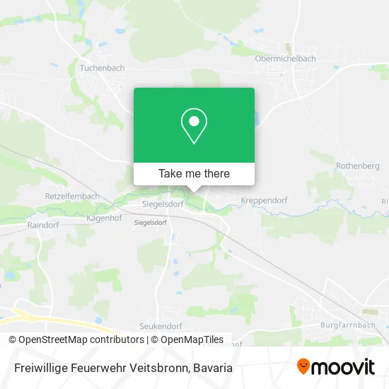 Карта Freiwillige Feuerwehr Veitsbronn