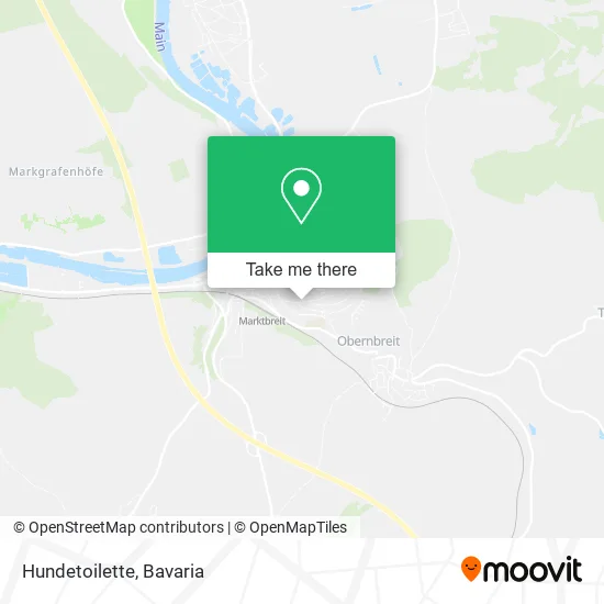 Карта Hundetoilette