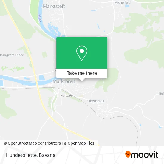 Карта Hundetoilette