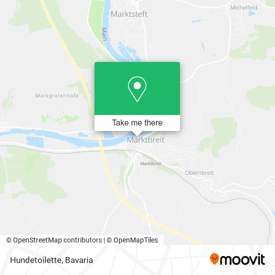 Карта Hundetoilette