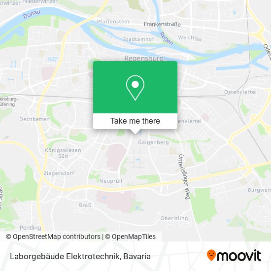 Laborgebäude Elektrotechnik map