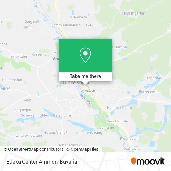 Карта Edeka Center Ammon