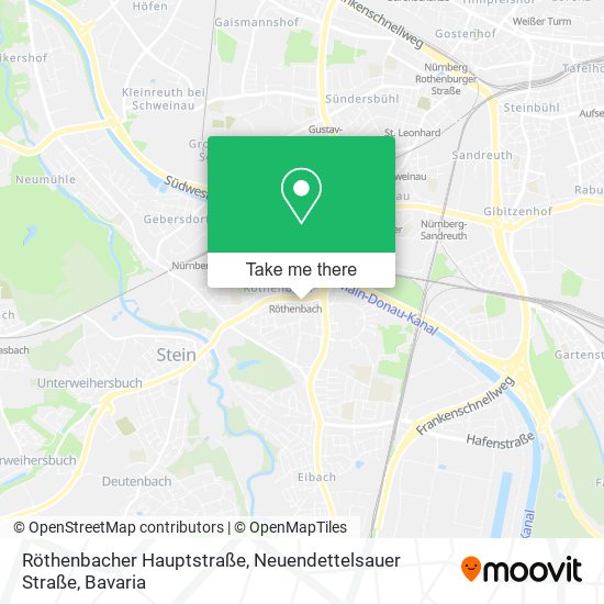 Röthenbacher Hauptstraße, Neuendettelsauer Straße map