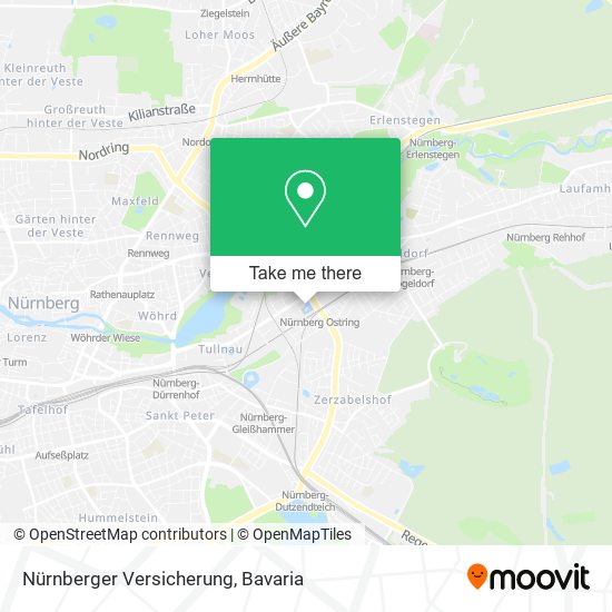 Nürnberger Versicherung map