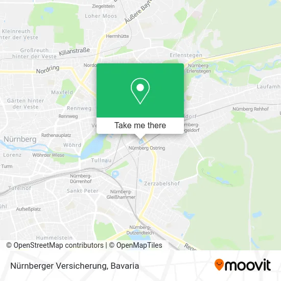 Карта Nürnberger Versicherung