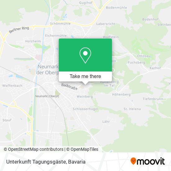 Unterkunft Tagungsgäste map