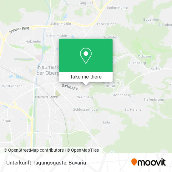 Карта Unterkunft Tagungsgäste