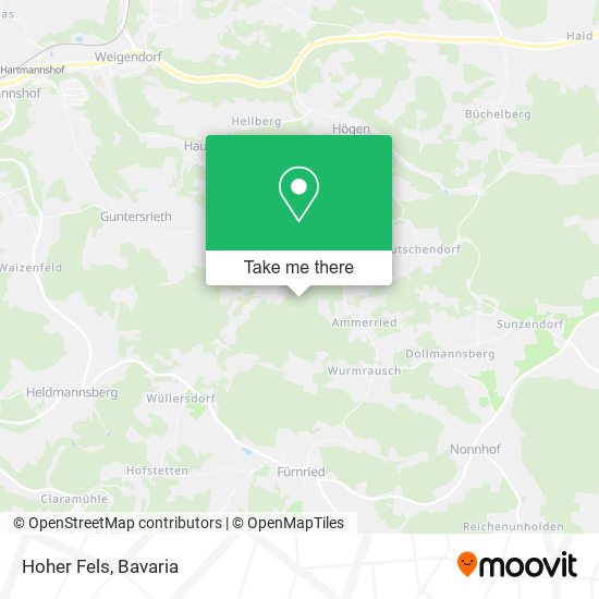 Hoher Fels map