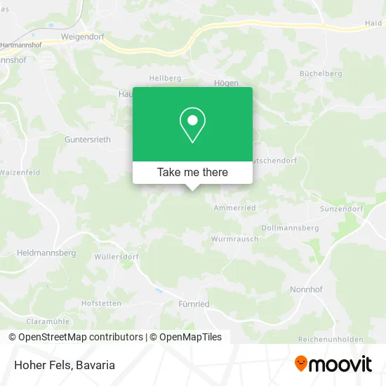 Карта Hoher Fels