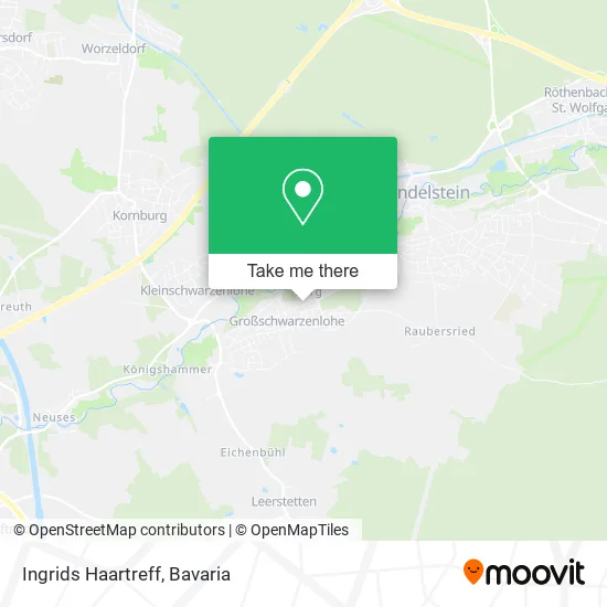 Карта Ingrids Haartreff