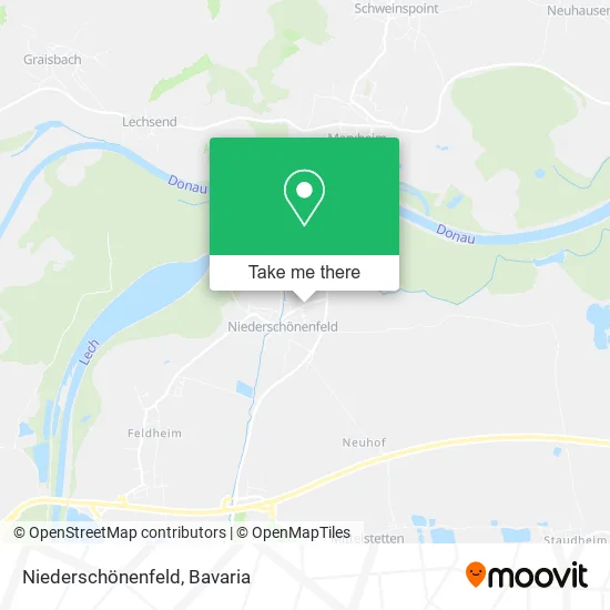 Карта Niederschönenfeld