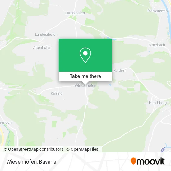 Карта Wiesenhofen