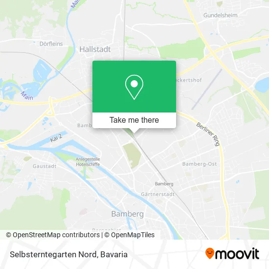 Карта Selbsterntegarten Nord