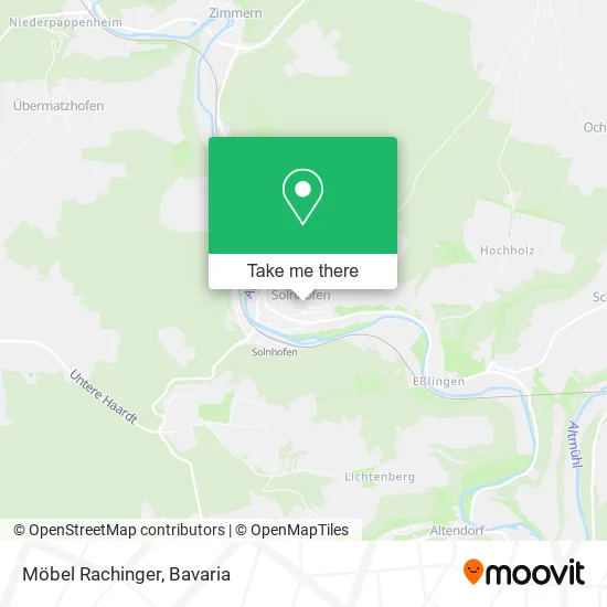 Карта Möbel Rachinger