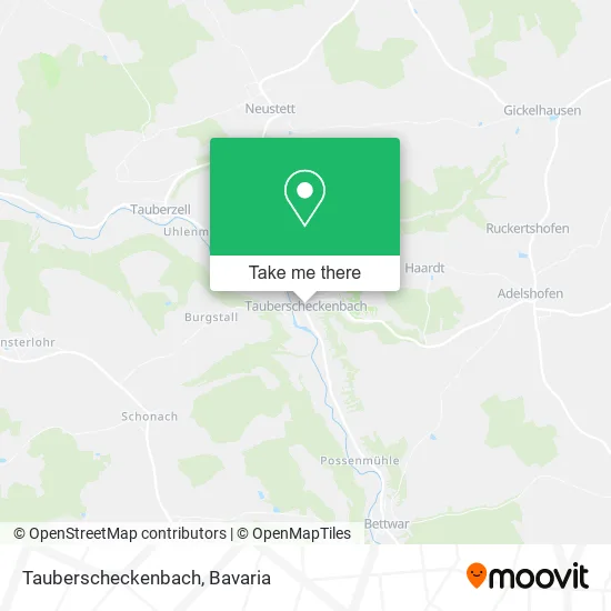 Карта Tauberscheckenbach