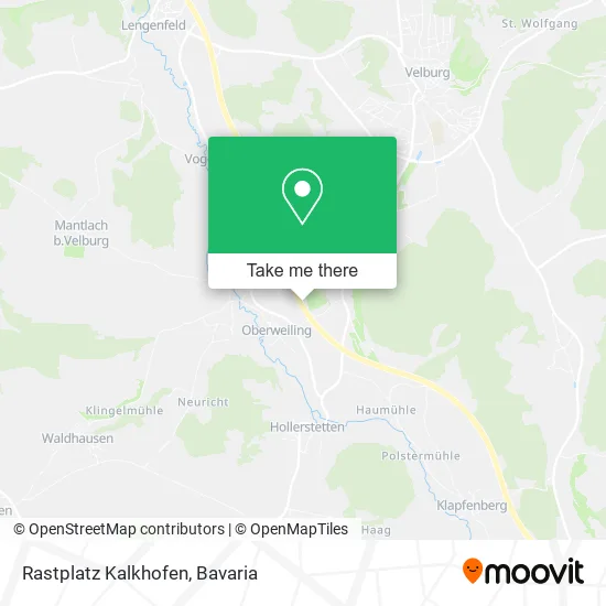 Карта Rastplatz Kalkhofen