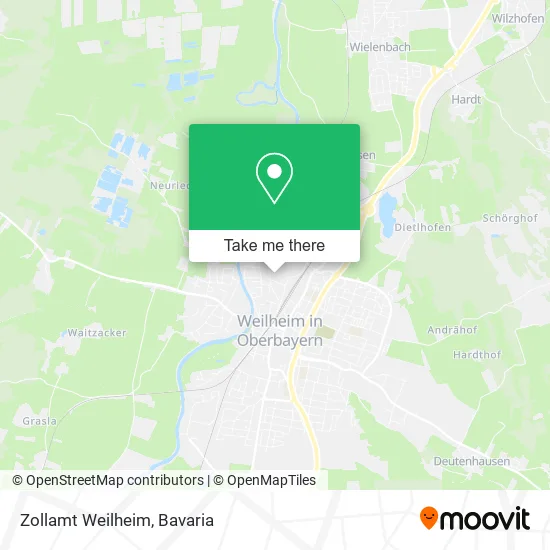 Карта Zollamt Weilheim