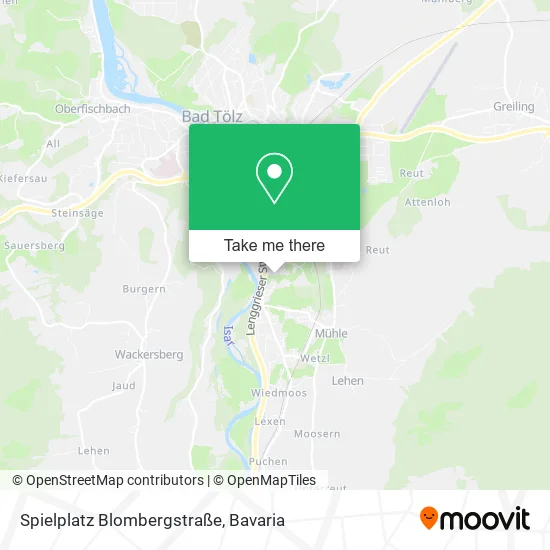 Карта Spielplatz Blombergstraße