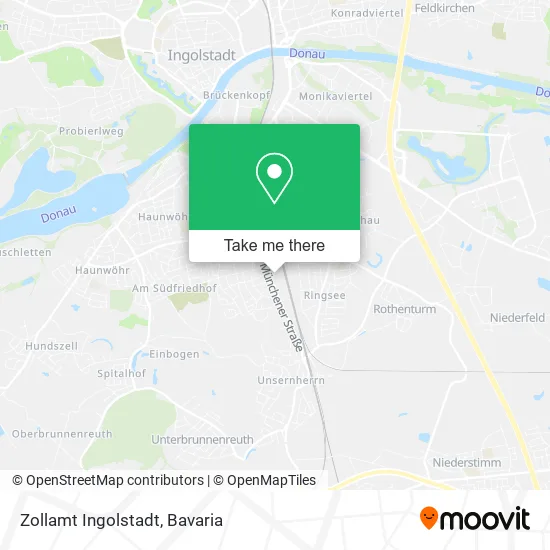 Карта Zollamt Ingolstadt
